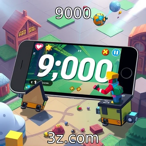 Crescimento do mercado de jogos em plataformas móveis - 9000